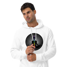 Load image into Gallery viewer, Sweat à capuche écologique Raglan unisexe Chakras