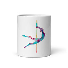 Load image into Gallery viewer, Mug Blanc Brillant pole dance