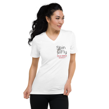 Charger l'image dans la galerie, T-shirt Unisexe à Manches Courtes et Col V