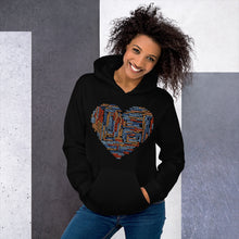 Load image into Gallery viewer, Unisex Hoodie yoga heart
