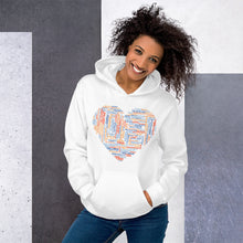 Load image into Gallery viewer, Unisex Hoodie yoga heart
